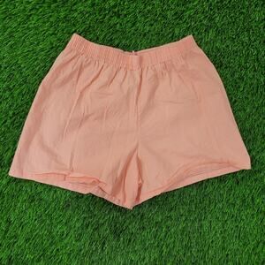 Vintage 80s Hot-Pants Gym Shorts Womens XS/S Peach USA Booty